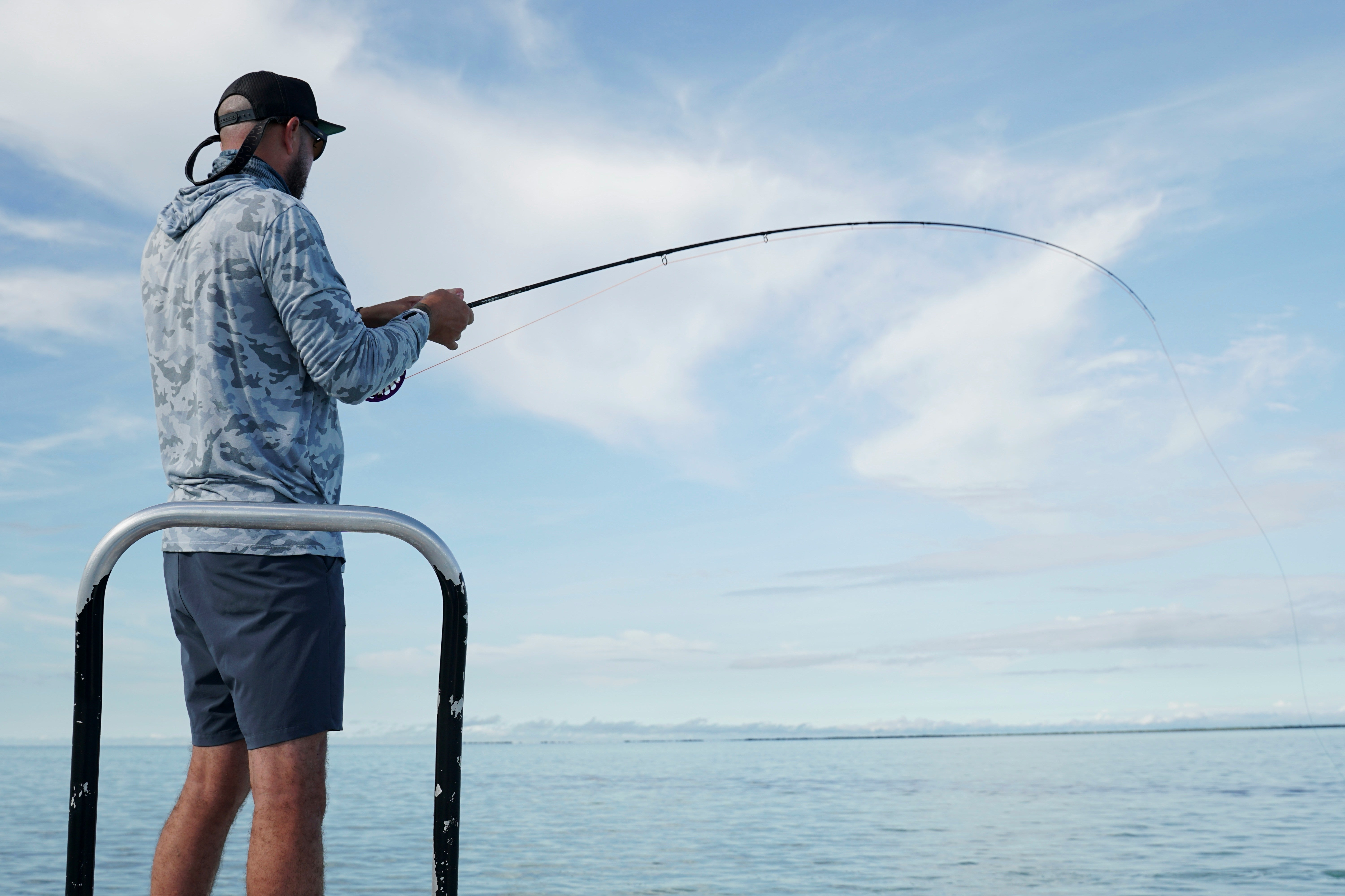 Angler on the flats