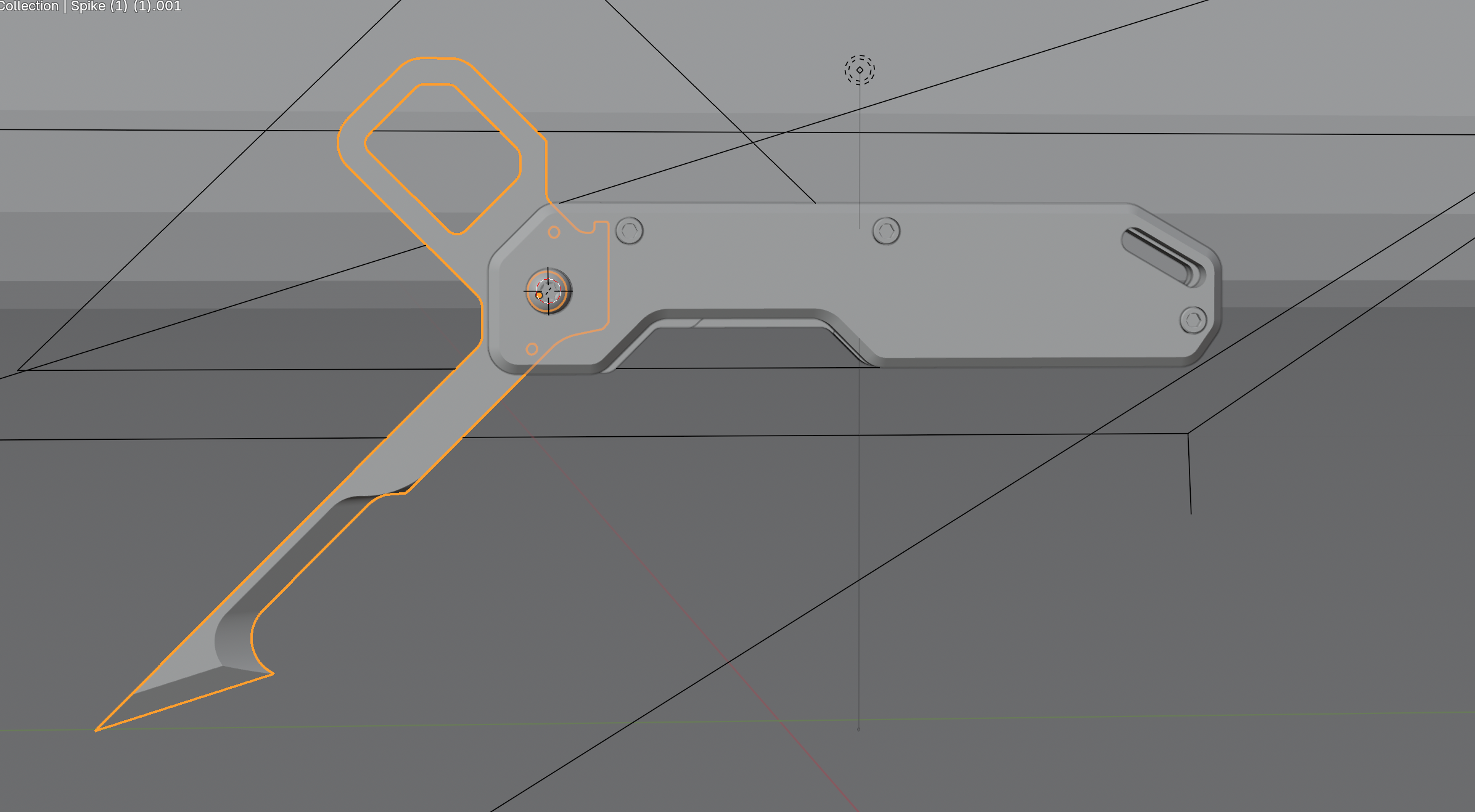The Harpoon - 135 degree blade angle CAD